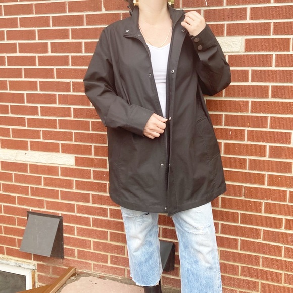 UNIVERSAL STANDARD Utility Barn Jacket Zip Closure High Neck Oversized SZ: M - Picture 3 of 10